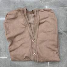 Women Cardigans - 乾枯玫瑰色 - 查看 2