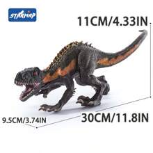 [Tem certificado infantil] Brinquedo modelo de dinossauro realista, estatueta de animal selvagem, brinquedo sensorial e presente de festa, adequado para decoração de quarto de crianças ou meninas e meninos