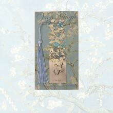 1入組名畫藝術書籤，銅製古典畫風設計，空心設計，適合學生書迷送禮 - 樣式1 - 查看 11