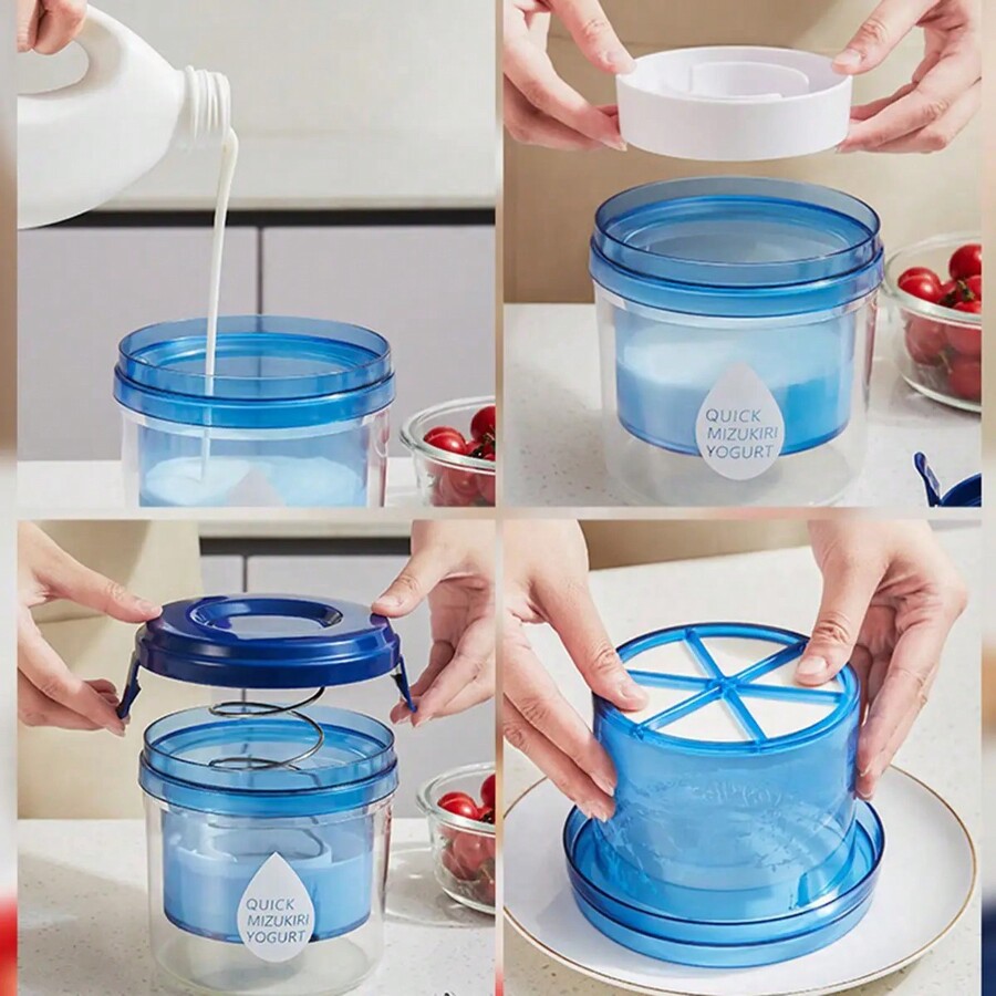1pc Blue Coffee Yogurt Filter Homemade Greek Old Yogurt Soy Milk Cheese