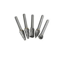 Fresas Grabado Y Desbaste P/mototool Rectificador Cnc De 6mm 1/4. Carburo de tungsteno - Plateado - Ver 7