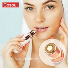 Removedor eléctrico de vello facial para mujer, recortadora de cejas, y maquinilla de afeitar para mujer