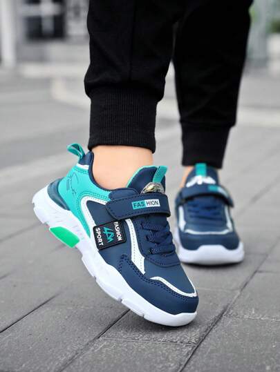 Kids Sports Shoes, Boys' Casual Running Shoes, New Autumn Style Leather Shoes