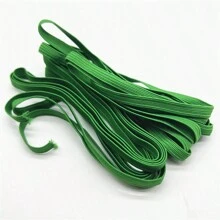 1 pieza de 5 yardas Cinta elástica de 7mm, banda de goma elástica para costura y banda elástica para la cintura. Cuerda elástica para estirar para mascarillas de bricolaje y correa de cordón - Elige colores - Ver 24