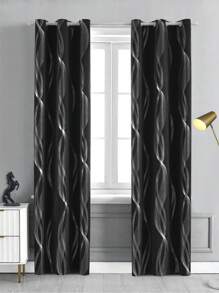 Curtains - Black - View 10