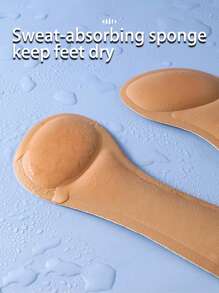 1 Cặp Đế Lót Đệm Cao Gót, Miếng Lót Gót Chân Thấm Hút & Mềm Mại Chống Trơn Trượt, Miếng Lót Giày Nữ, chống Trượt Cho Giày Cao Gót & Dép - đế lót giày cao gót - Xem 4