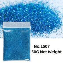50G/Per Holographic Fine Glitter Powder Nail Glitter Resin Shiny DIY Jewelry Earrings Crafts Glitter For Epoxy Resin - Multicolor - View 18