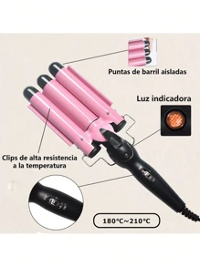 Rizador de cabello Waflera Enchinadora Cabello 3 Rizadora Pelo Onduladora - Tipo de Enchufe B USA (110-127V) - Ver 2