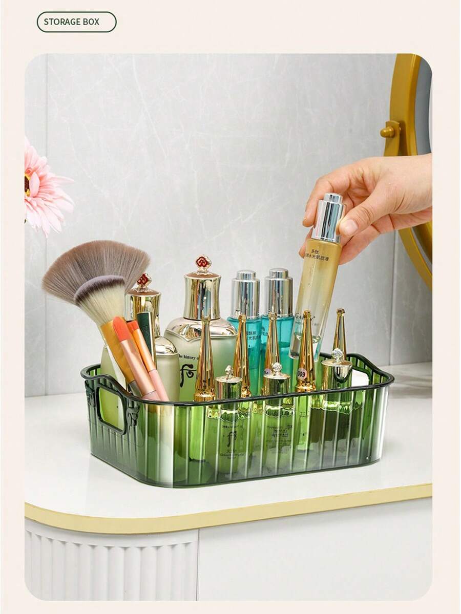 1入組桌面儲物盒，適用於臥室、客廳、宿舍、浴室、廚房、家居裝飾，多功能收納組織者 - 多色 - 查看 1