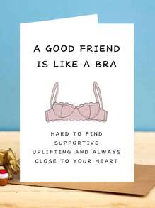 1入禮品賀卡BFF最好的朋友賀卡，有趣的生日禮物，BFF定義卡，友情生日賀卡，帶信封的生日賀卡，用於家居裝飾、房間裝飾