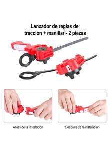 Juguete lanzador Burst Beyblades de 12 piezas con caja de almacenamiento,juguete peonza - Multicolor - Ver 7