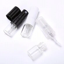 10pcs Glass Perfume Decanting Bottles, 1ml Portable High-End Refillable Fine Mist Spray Atomizer - Bottle - View 2
