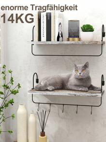 SUMGAR Coffee Mug Holder, Coffee Bar Shelf With Hooks Wall Mount Cup Organizer Mug Racks Coffee Pods Storage Hanger, Farmhouse Kitchen Decor Coffee Bar Accessories, Black And White - 白色 - 查看 8