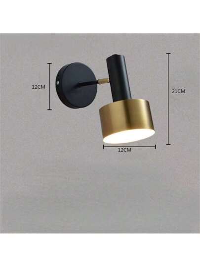 1pc Creative Moderne Bedroom Wand Lamp, Nordic Living Room/Hotel Aisle Background Verlichting view 11