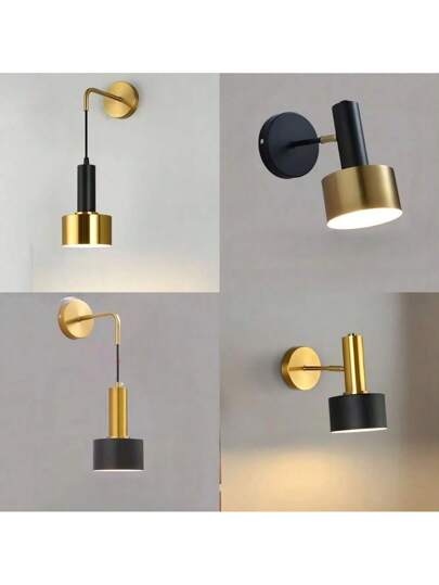 1pc Creative Moderne Bedroom Wand Lamp, Nordic Living Room/Hotel Aisle Background Verlichting