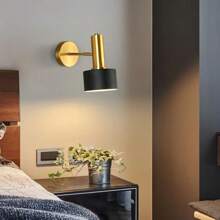 1pc Creative Modern Bedroom Wall Lamp, Simple Nordic Style Living Room/Hotel Aisle Background Light - Light Luxury Wall Lamp - View 2