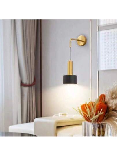 1pc Creative Moderne Bedroom Wand Lamp, Nordic Living Room/Hotel Aisle Background Verlichting view 8