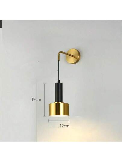 1pc Creative Moderne Bedroom Wand Lamp, Nordic Living Room/Hotel Aisle Background Verlichting view 10