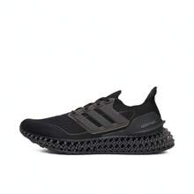 Adidas 男式 ULTRA 4DFWD M 跑步鞋，透气越野跑鞋，高级时尚运动鞋 GX6632 - 黑色 - 查看 1