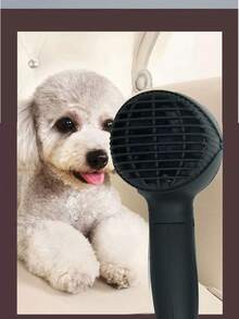 Travel Hair Dryer For Pet With 1 Concentrator Nozzle ,Compact Hair Dryer With Folding Handle, High-Speed Low Noise Thermo-Control Hairdryer For Pet, Travel Blow Dryer