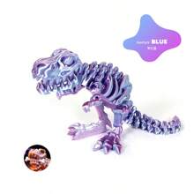 3D 打印恐龙骨骼、全关节霸王龙、挖掘史前化石、恐龙玩具、益智玩具、成人玩具，适合注意力缺陷多动障碍 (ADHD) - 彩色 - 查看 12