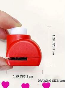 1 bộ 6/17 dụng cụ đục lỗ dập nổi mini, nhiều màu, dụng cụ cắt giấy và dập nổi cầm tay sáng tạo để tự làm sổ lưu niệm, thiệp chúc mừng và trang trí nhật ký màu sắc ngẫu nhiên quà tặng sinh nhật quà tặng Halloween - Nhiều màu - Xem 8