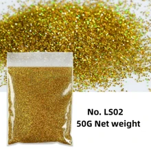 50G/Per Holographic Fine Glitter Powder Nail Glitter Resin Shiny DIY Jewelry Earrings Crafts Glitter For Epoxy Resin - Multicolor - View 19