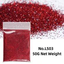 50G/Per Holographic Fine Glitter Powder Nail Glitter Resin Shiny DIY Jewelry Earrings Crafts Glitter For Epoxy Resin - Multicolor - View 15