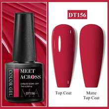 6件套/7毫升凝胶指甲油套装，混合色指甲油套装，适用于DIY美甲，半永久性UV灯美甲凝胶套装 - 彩色 - 查看 9