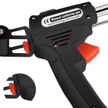 Soldering Gun Kit 60W Auto Solder Feed Hand-Held Welding Gun + 150g Solder Wire - Black - View 7
