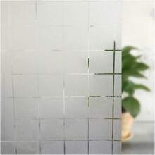 1 pieza Vinilo autoadhesivo semitransparente extraíble para privacidad de ventana de casa/oficina/baño, 1m/3m/5m - Multicolor - Ver 1