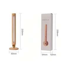 1 件 360 度可旋转木质 LED 壁灯，磁性可拆卸无级调光可充电壁灯，USB 小夜灯 - 旋轉壁燈 - 查看 4