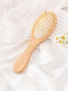 1 PIEZA Peine de madera de estilo minimalista para masaje en los meridianos, cepillo de cabello exquisito y antiestatico para el hogar, sin daño al cabelludo, peine con bolsa de aire apto para hombres y mujeres peines peine pelo cepillo pelo de peines cepillo pelo - Multicolor - Ver 13