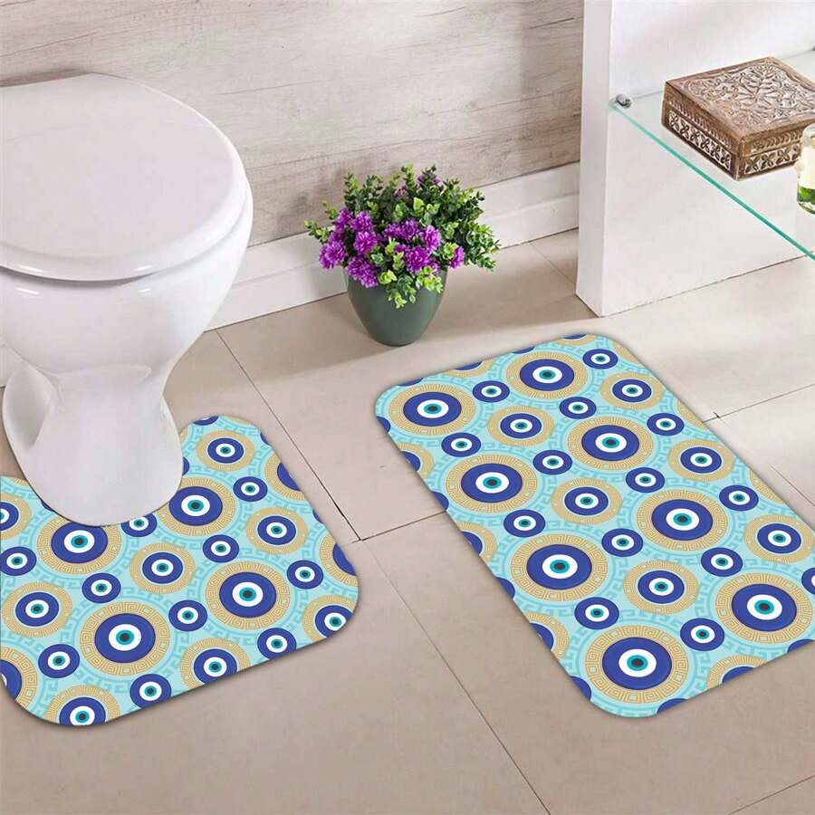 Bathroom Anti-Slip Mats - 黑與白 - 查看 1
