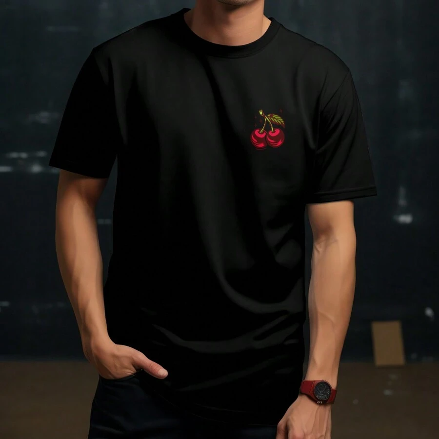 Men T-Shirts - Black - View 1