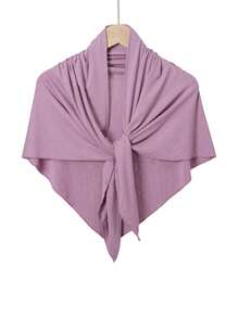 1 pièce Bandeau triangulaire antidérapant pour femme, coiffe hijab de couleur unie confortable, bandeau de sport respirant pour porter quotidien avec abaya, accessoires de voile