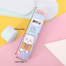 1 Bộ Bút Chì Vẽ Tranh Sơn Dầu Nhiều Màu Sắc, Bút Vẽ Hoạt Hình Để Tô Màu Và Tô Màu, Văn Phòng Phẩm Sinh Viên, Chì Nhựa - Nhiều màu - Xem 5