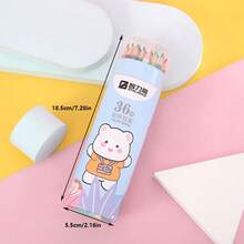 1 Bộ Bút Chì Vẽ Tranh Sơn Dầu Nhiều Màu Sắc, Bút Vẽ Hoạt Hình Để Tô Màu Và Tô Màu, Văn Phòng Phẩm Sinh Viên, Chì Nhựa - Nhiều màu - Xem 6