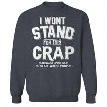 Haywood & Main Stand For This   Unisex Graphic Cotton Pullover Sweatshirt