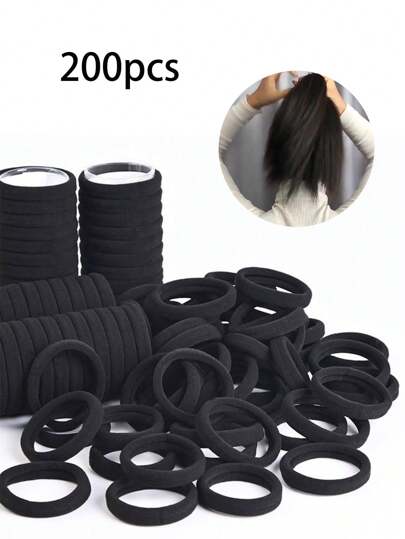 200 Pieces Set Of Girl, Black Solid Elastic Suitable For Daily Use, Simple , Thick Ponytail, Simple And Elegant Style, High Elasticity Seamless Hair Accessories Accessories, Hair Accessories, Hair Accessories For Women,Accessories,Accessories Women, Hair Accessory, Hair Accessories Women, Hair Accessories, Hair Tools, Beauty Accessories, Curly Hair Accessories Hair, Hair Accessory, Hair Accessories,Accessories, Hair Accessories For Women,Fall,Travel, Hair Tools,Accessories Women, Hair Stuff, Fall,Hair Accessories,Hair Accessories For Women,Travel,Hair Accessories,Accessories Women,Hair Accessory,Hair Accessories Women,Hair Tools,Hair Stuff,Stuff,Beauty Accessories,Gifts,Travel,Gifts For Women,Hair Stuff,Stocking Stuffers