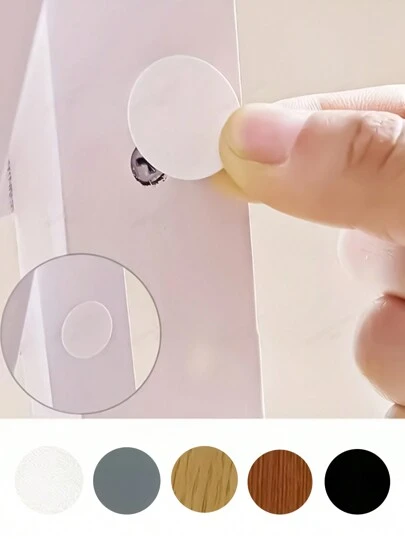 54pcs Furniture Screw Hole Self-Adhesive Seal Sticker