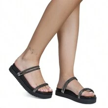 Women Platforms & Wedge Sandals - màu đen - Xem 4