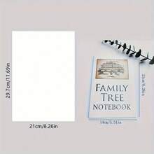 Chronicling Your Roots: 32-Page Family History Genealogy Notebook - Handcrafted Tree Design For Personal Ancestor Tales, Available In Single Or Duo Set - Multicolor - View 5