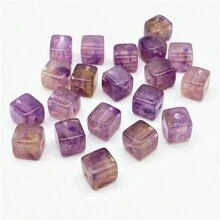 20入組8mm正方形丙烯酸珠寶，用於項鍊，手鍊，耳環，吊墜DIY珠寶製作 - 立方形 - 查看 8