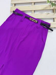 Women Skirts - Rose Red - View 2