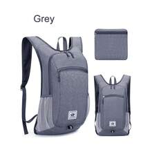 輕便背包小型旅行背包可折疊徒步旅行背包可收納露營徒步旅行背包，男女適用 - 彩色 - 查看 8