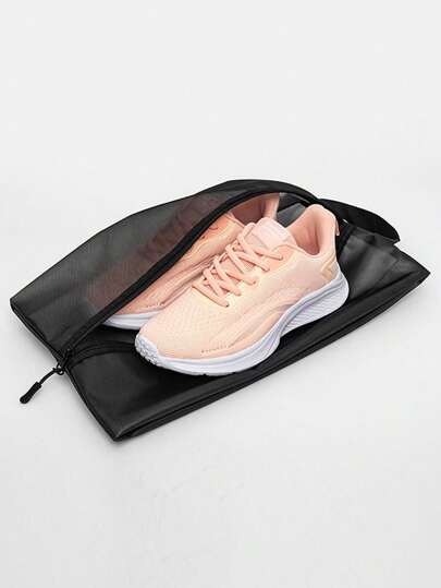 Shoes Storage Organizer Bags Gauze Travel Portable Closet Bag Pocket Clothing Tranparent Hanging Bag Boot Bag Shoes Case Shoe Storage Box Shoes Organizer Accessories For Travel Vacation Cruise Summer Holiday Travelling Bag Travel Stuff Essentials For College Dorm Home School Hotal