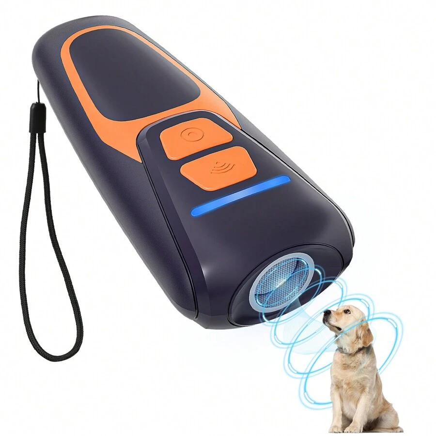 Dog Bark Deterrent Devices, Rechargeable Ultrasonic Anti Barking Device For Dogs, Dog Bark Control Devices 50FT Range Safe For Dogs & Human Portable Indoor Outdoor, Dog Training & Behavior Aids - màu đen - Xem 1