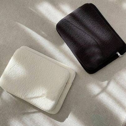 Ins Fengbo Husă principală moale și simplă, albă, neagră, pentru laptop. Husă pentru tabletă IPad