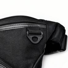 WOSAWE WOSAWE Adjustable Reflective Waterproof Motorcycle Leg Bag, Off-Road Riding Waist Pack With Storage